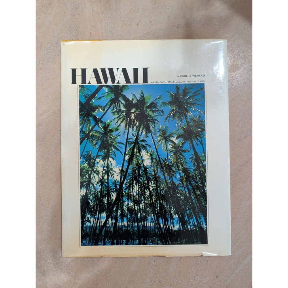 Hawaii Robert Wenkam 1982 Vintage Kauai Oahu Molokai Lanai Maui Book with Photos